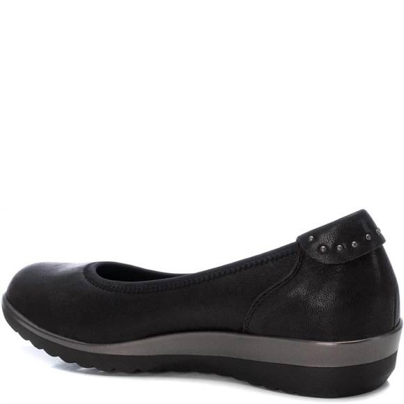 NEW XTI women's ballet flats shoes in black - Picture 3 of 4